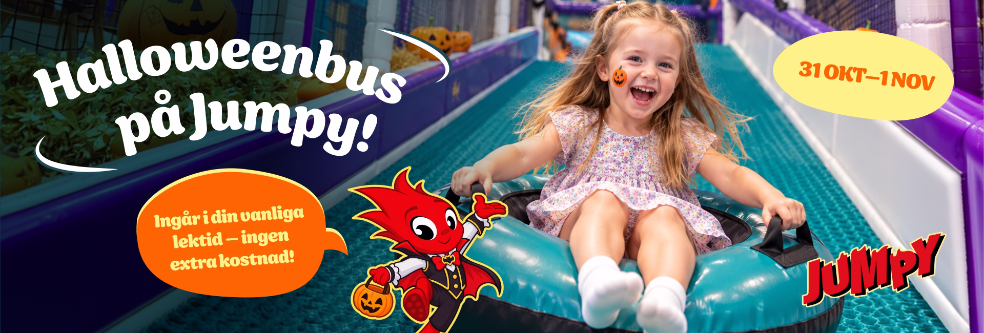 Halloweenbus hos Jumpy